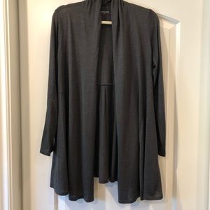 Eileen Fisher silk and cotton open cardigan